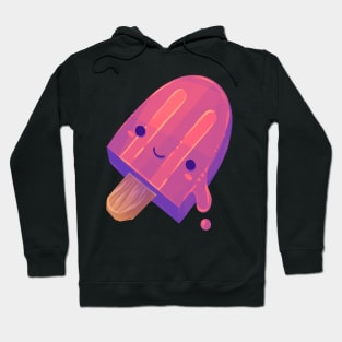 Pink Neon Juice Popsicle Hoodie